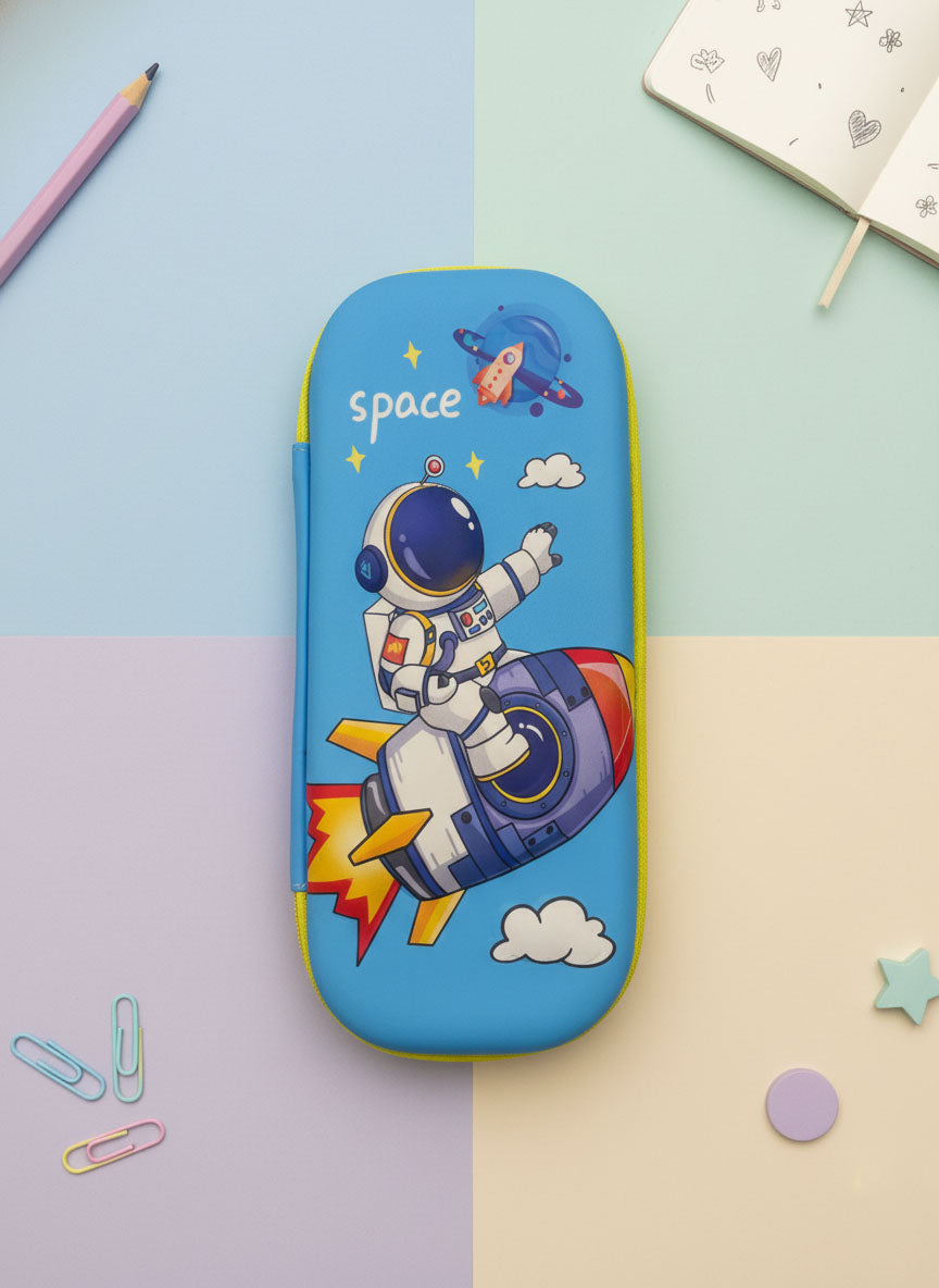 Kawaii Silicon Zipper Pouch -  Space Theme