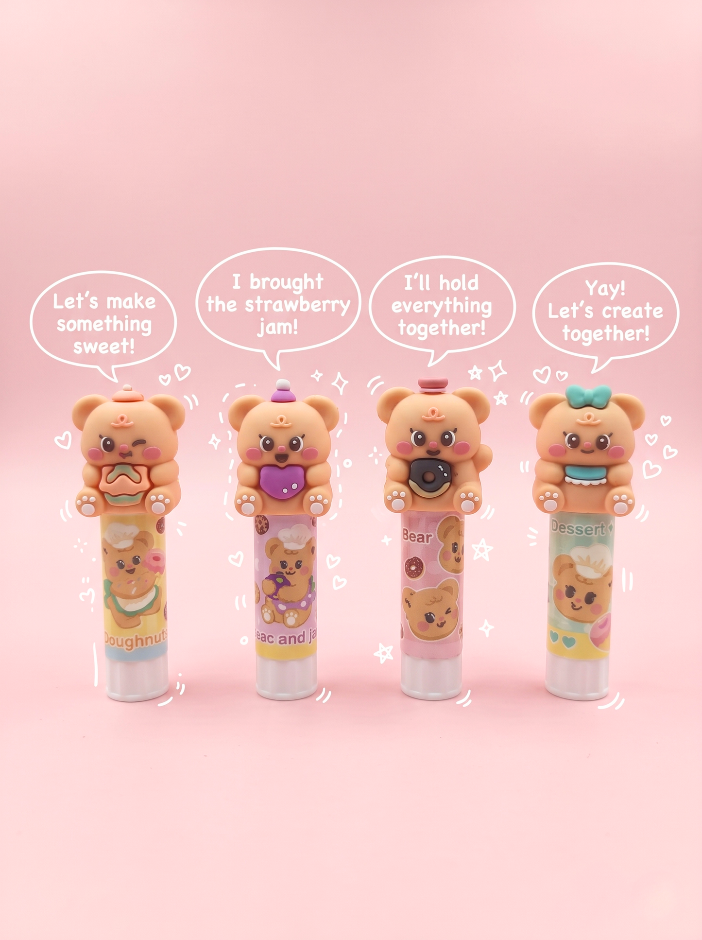 Kawaii Bear Glue Stick