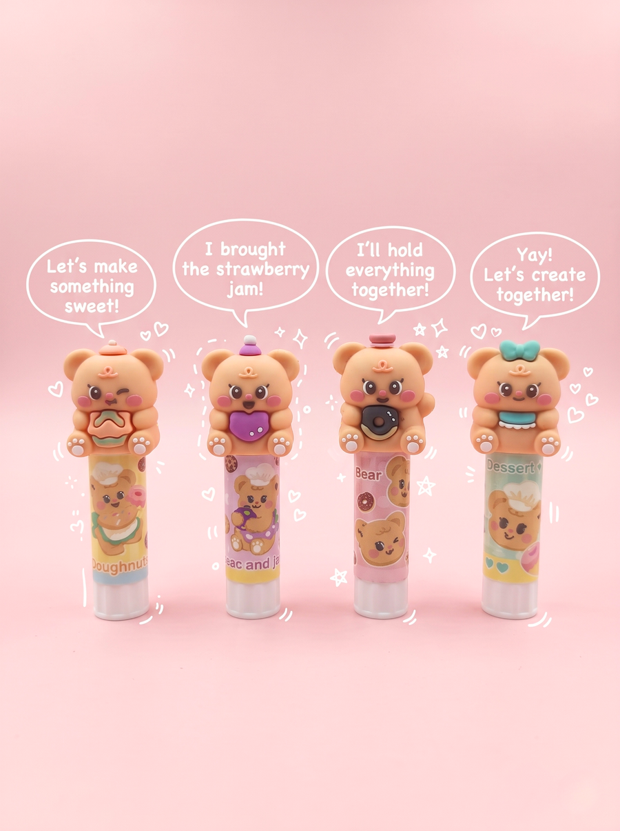 Kawaii Bear Glue Stick