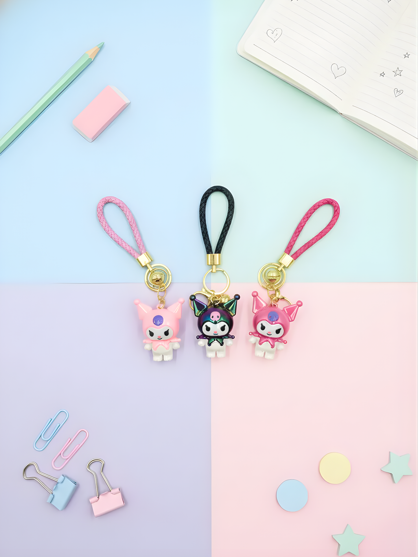 Kuromi Keychains  | Car Danglers