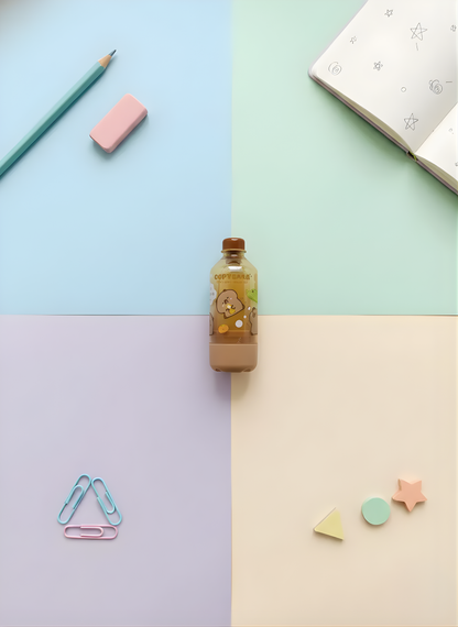 Capybara Juice Bottle Themed Eraser - Kawaii Eraser