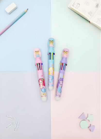 Mermaid Multicolor Pen - Kawaii Pen
