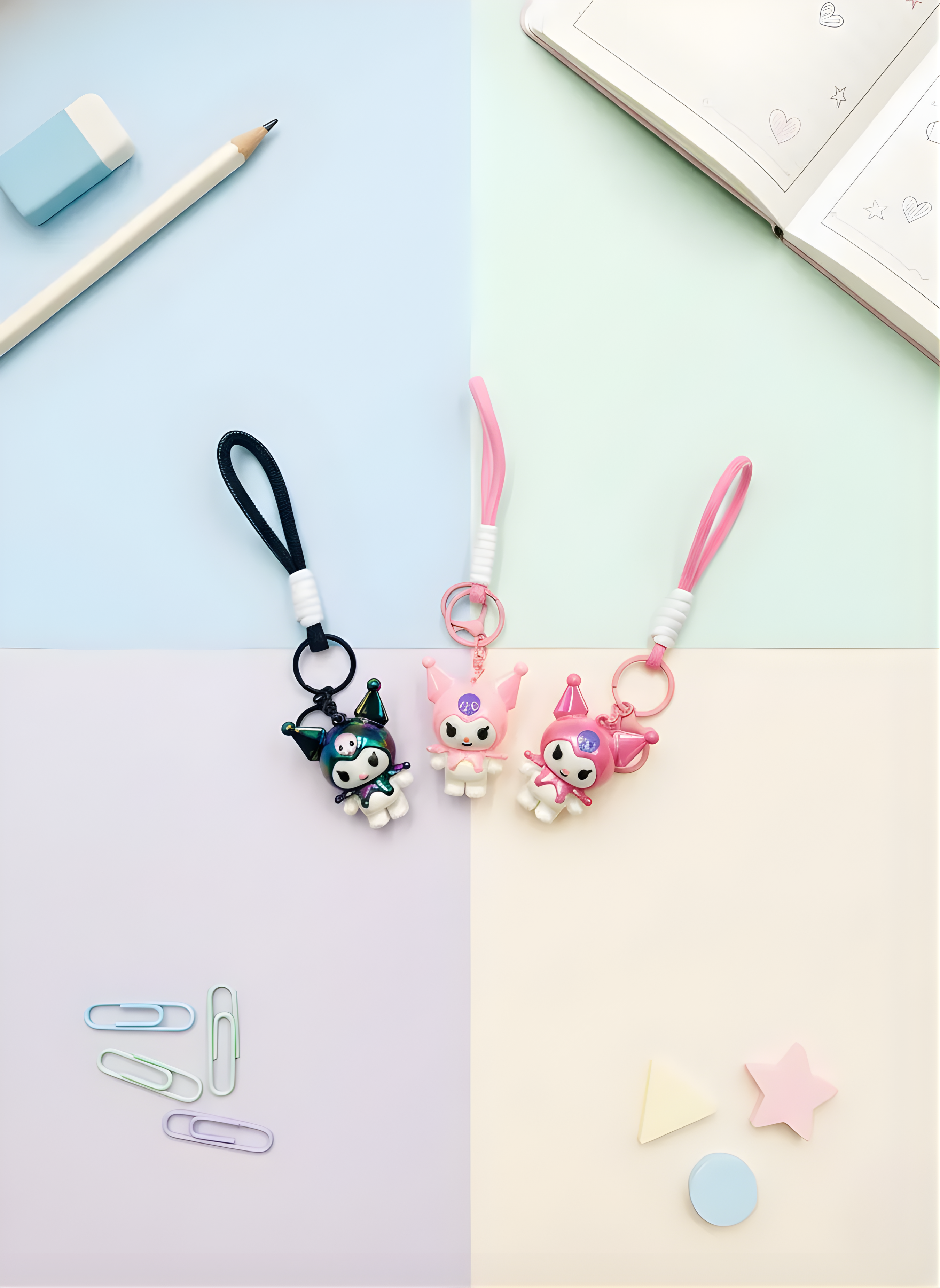 Kuromi Keychains | Car Danglers – Tint & Shade