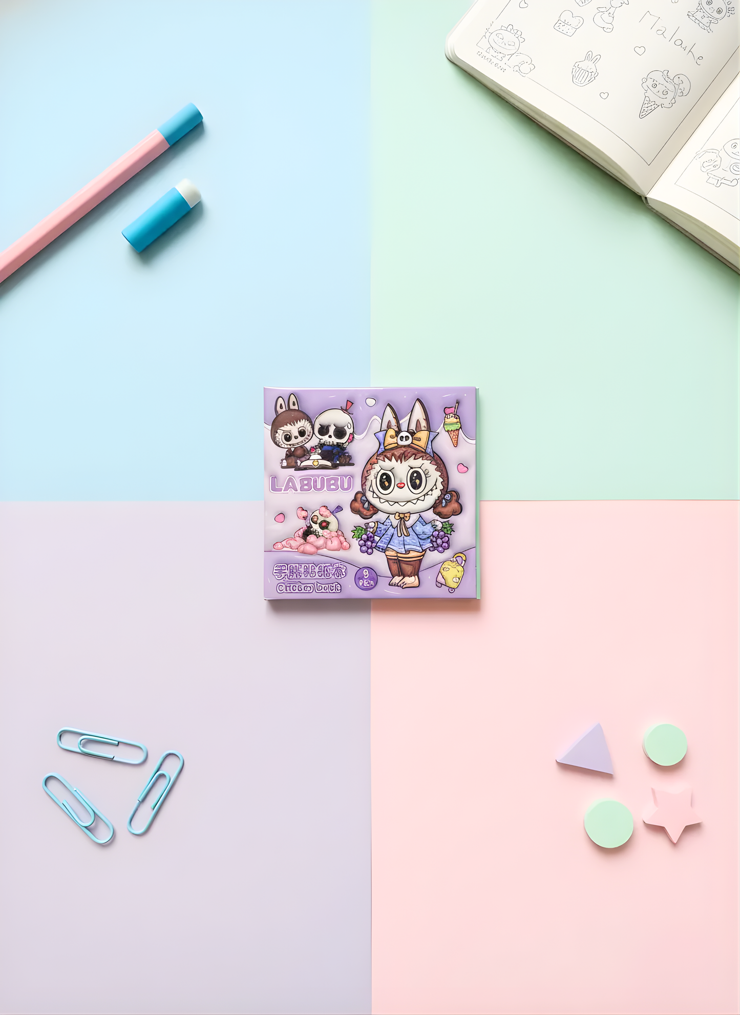 Labubu Sticker Book - Kawaii Stickers