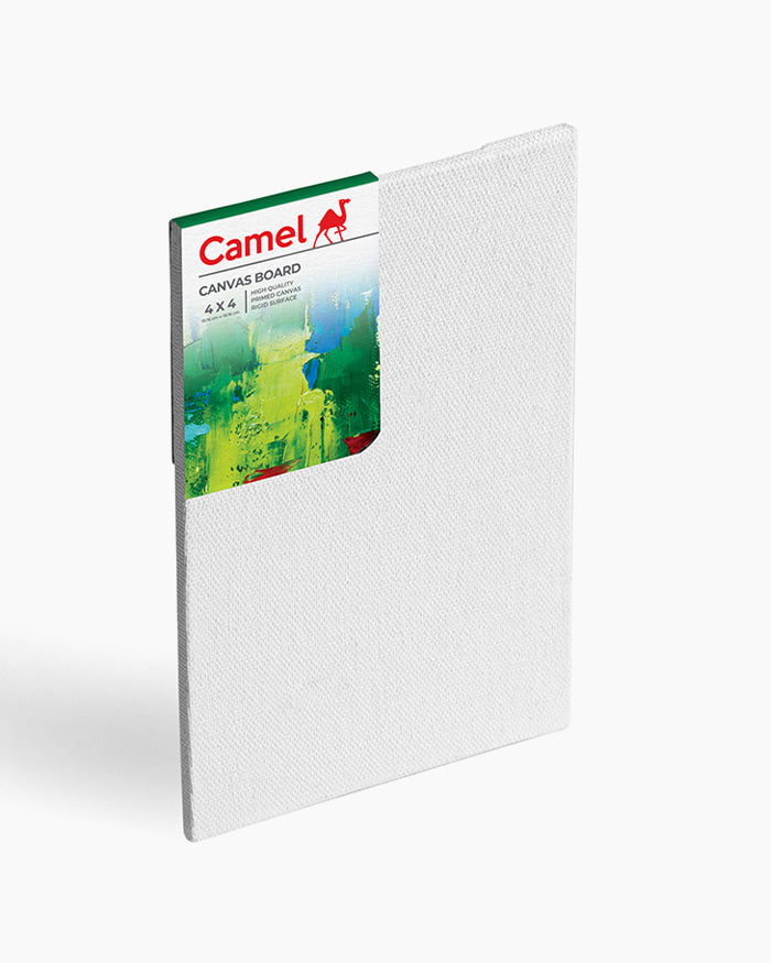 Camel Canvas Board packaging with a white board on a white background