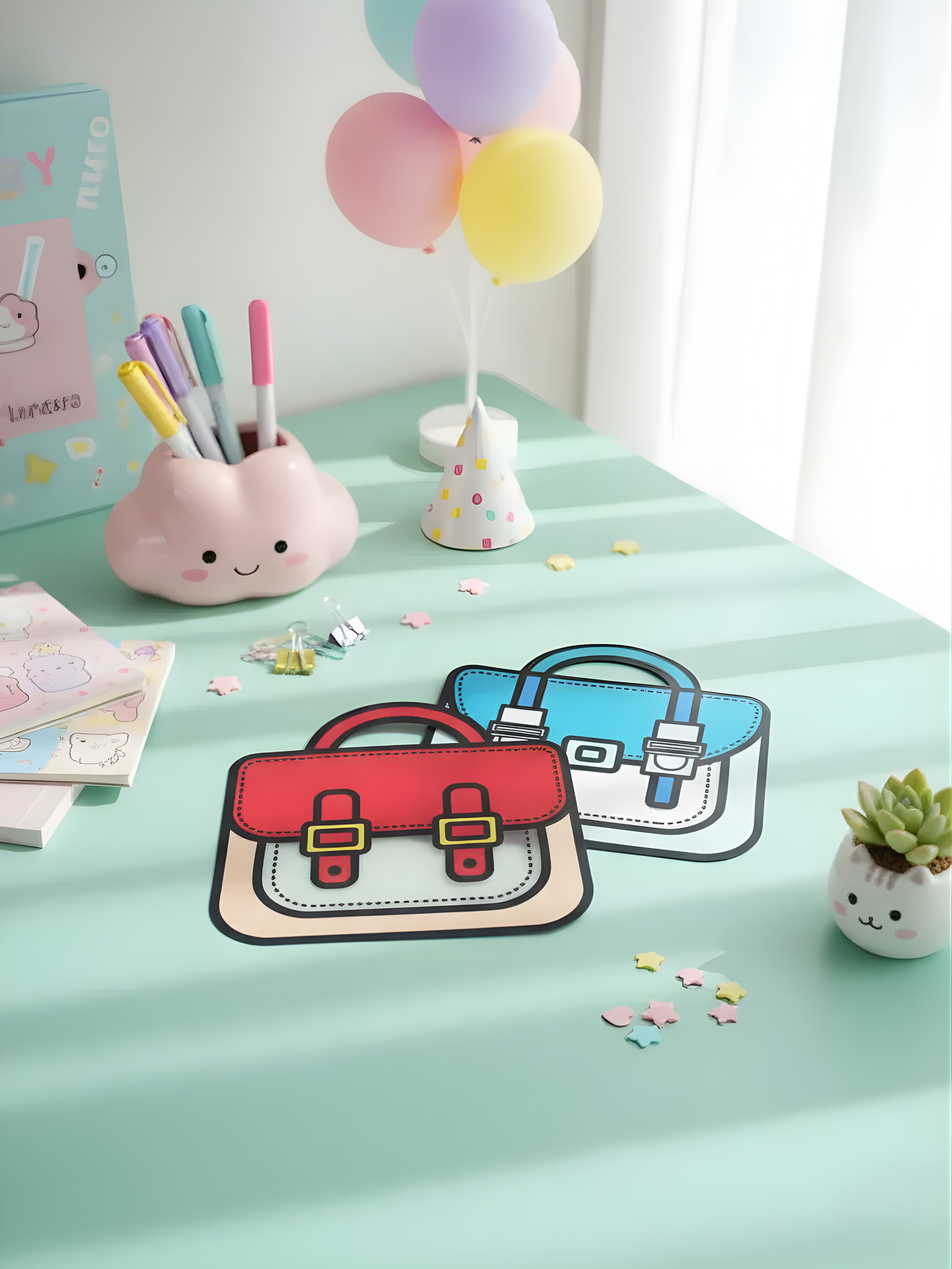 Birthday / Party Return Gift Ziplock Bag - School Bag Themed Bag