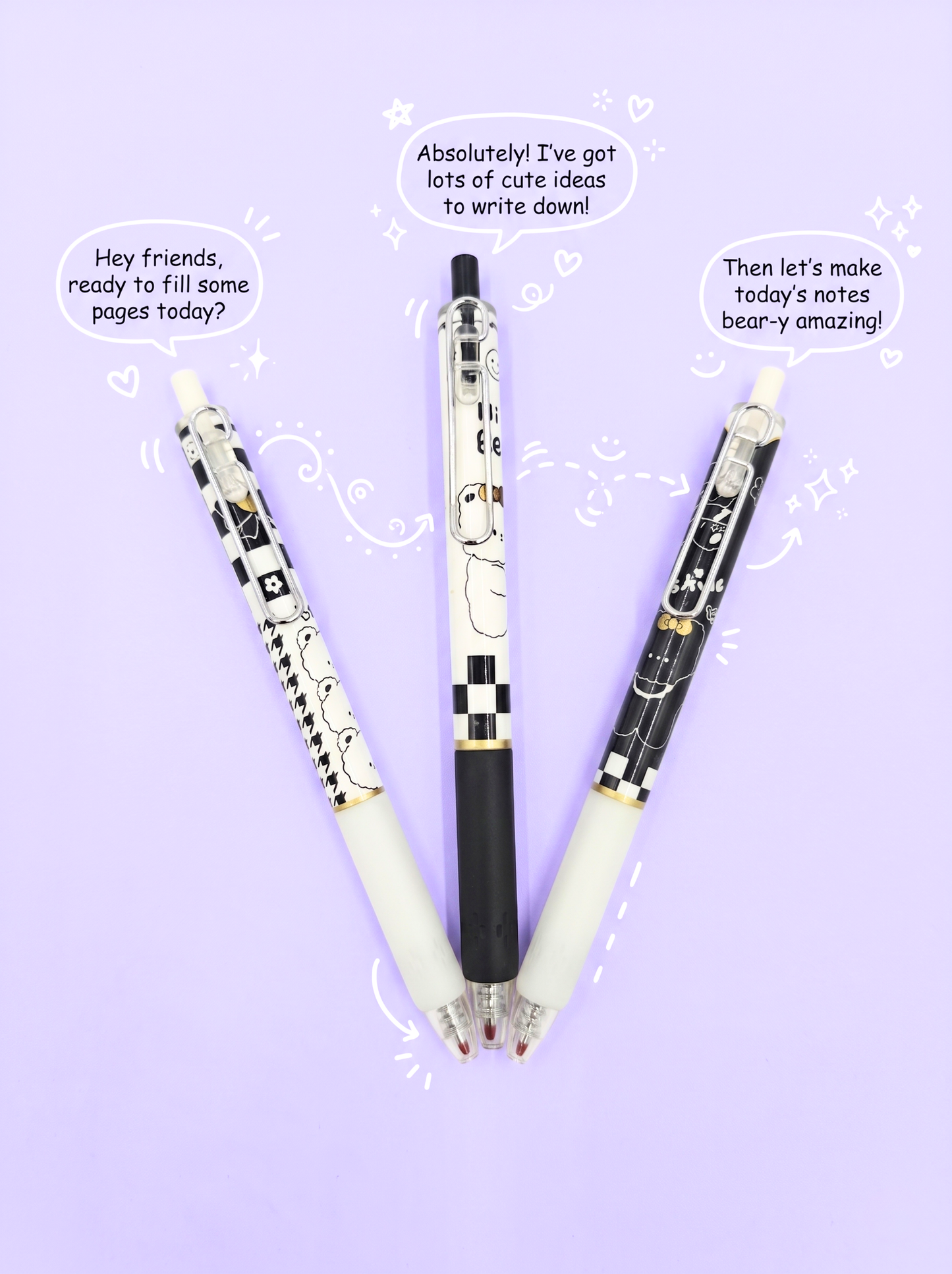 Hi-Bear Gel Pen Set 1