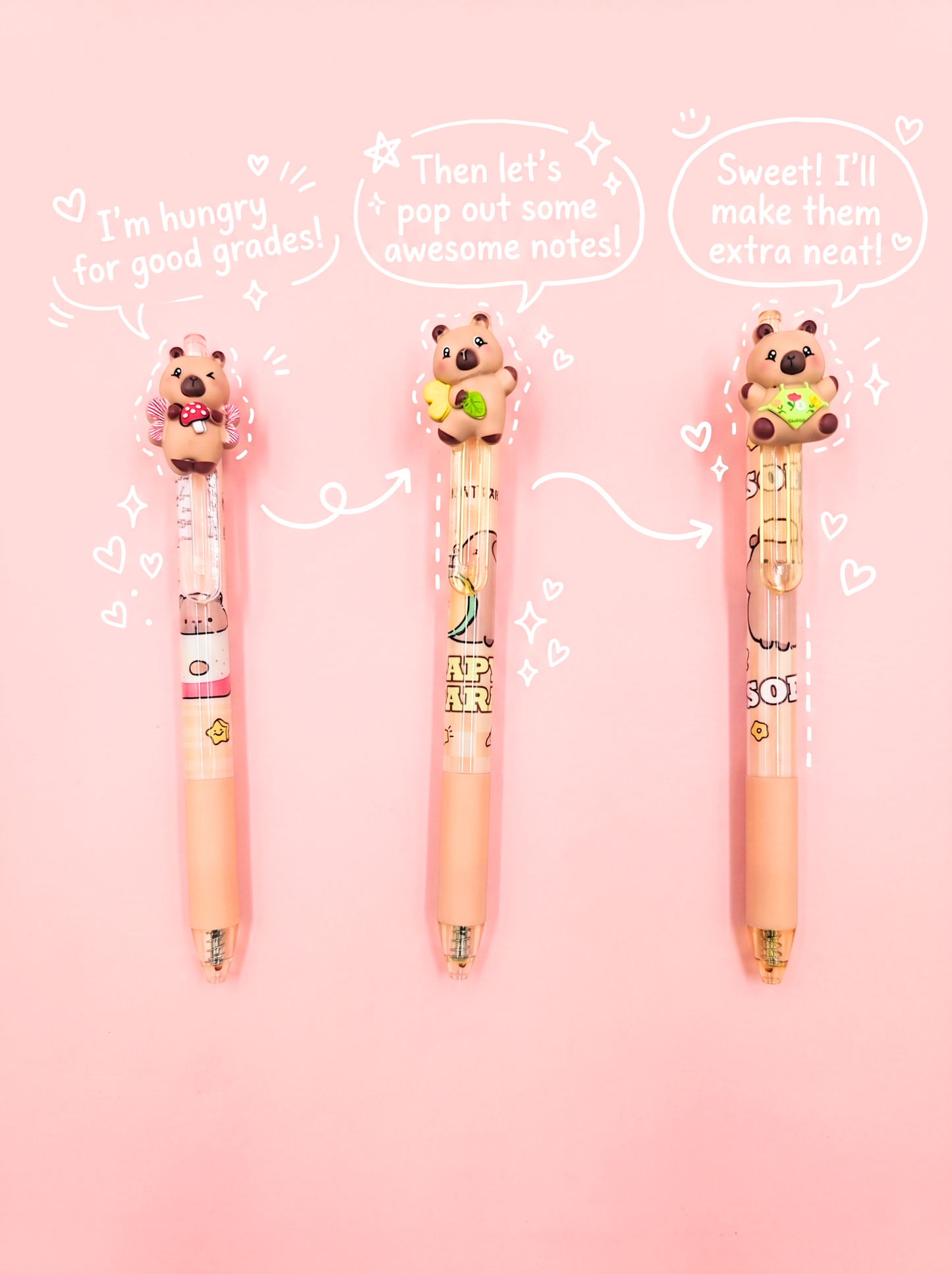 Kawaii Capybara Gel Pen
