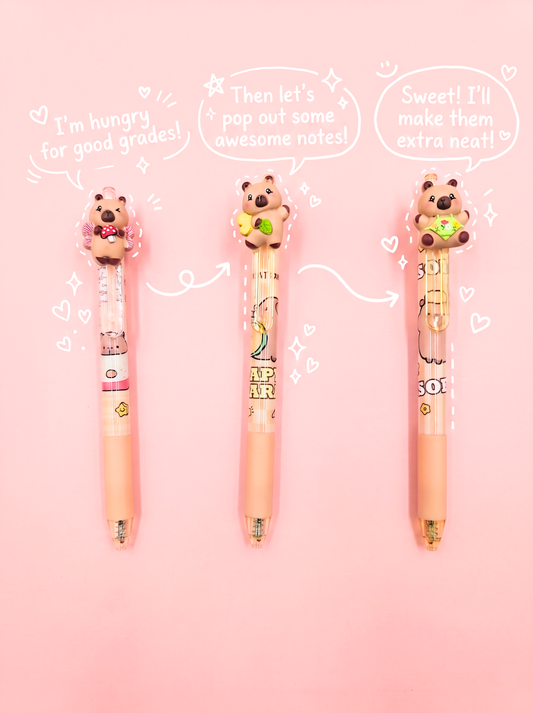 Kawaii Capybara Gel Pen