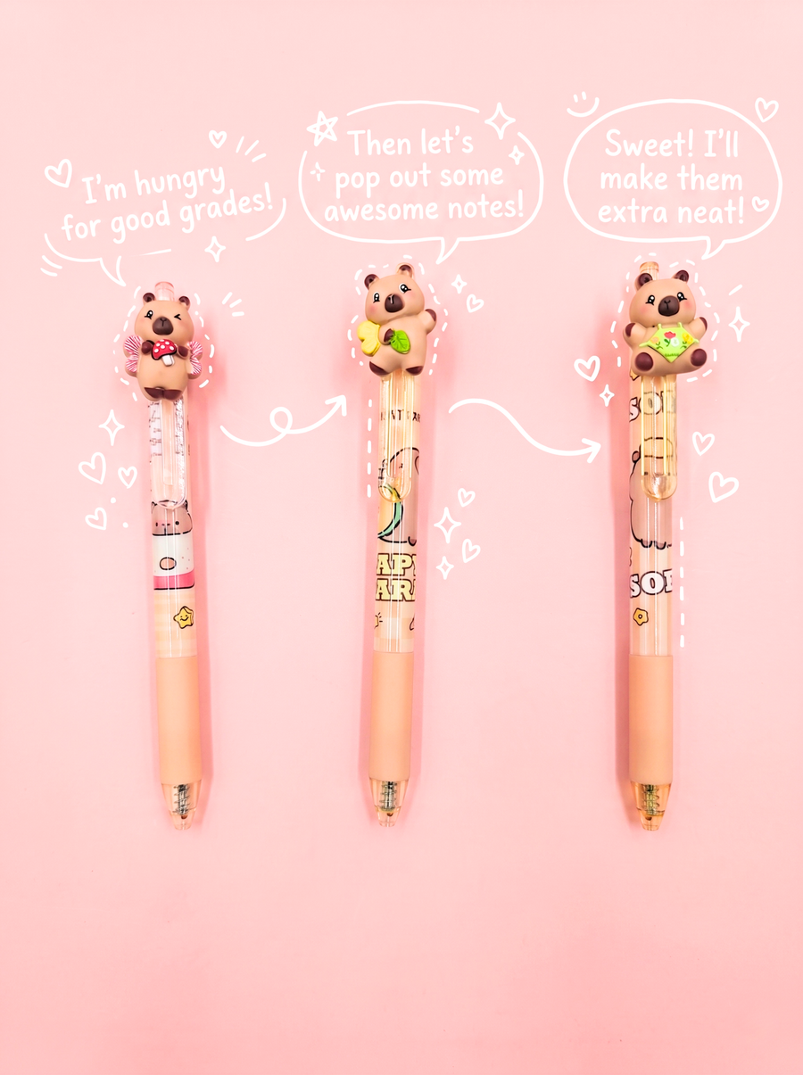 Kawaii Capybara Gel Pen