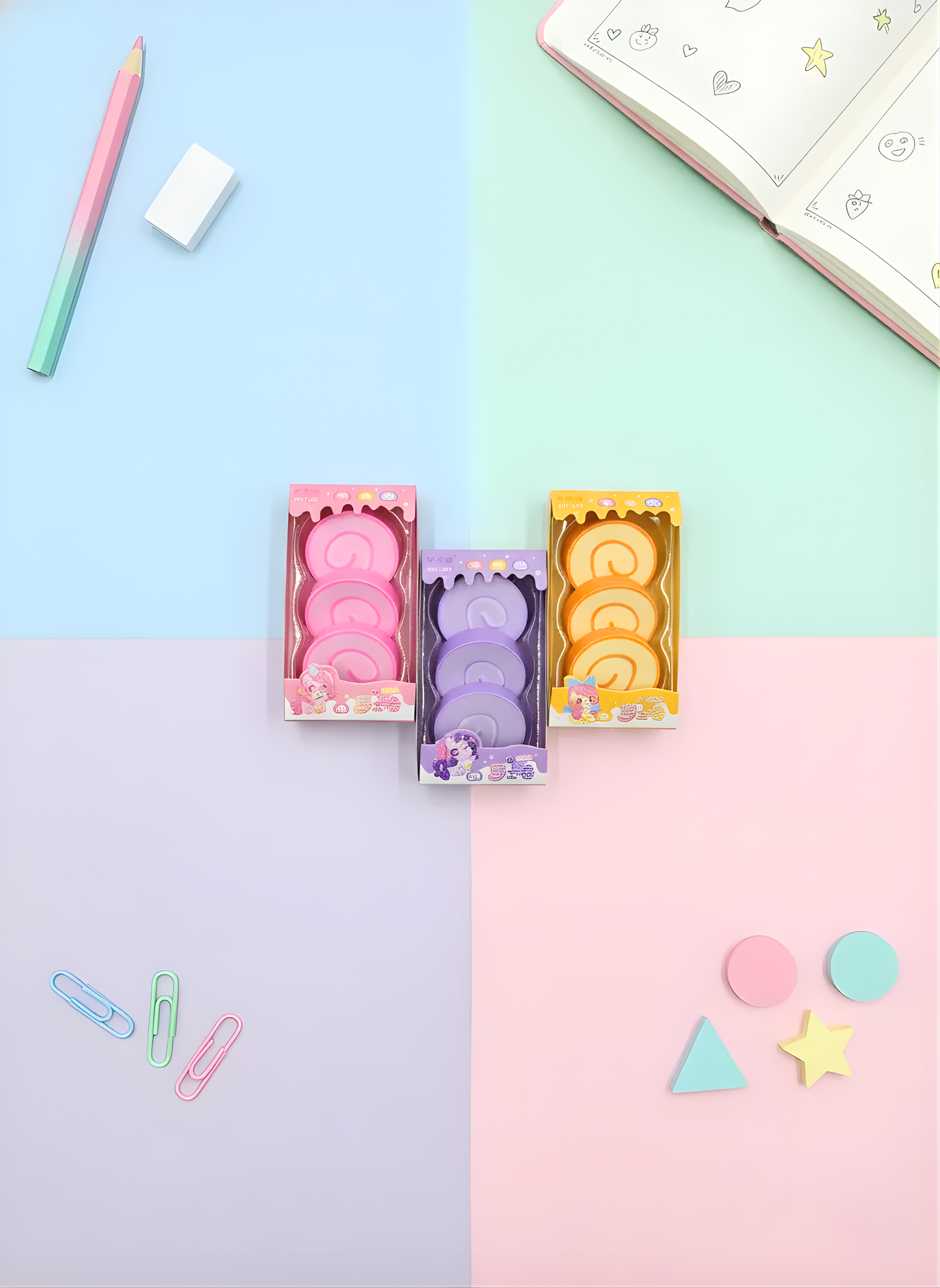 Cinnamon Roll Eraser - Kawaii Eraser
