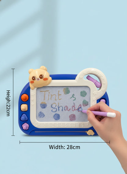 Kawaii Make me draw Doodle Board - Blue Theme (Includes 4 Pre-Designed Shapes)