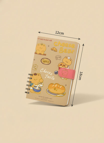 Kawaii Cheese Bear Notebook