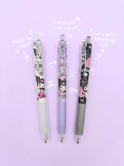 Kuromi Gel Pen Set 1