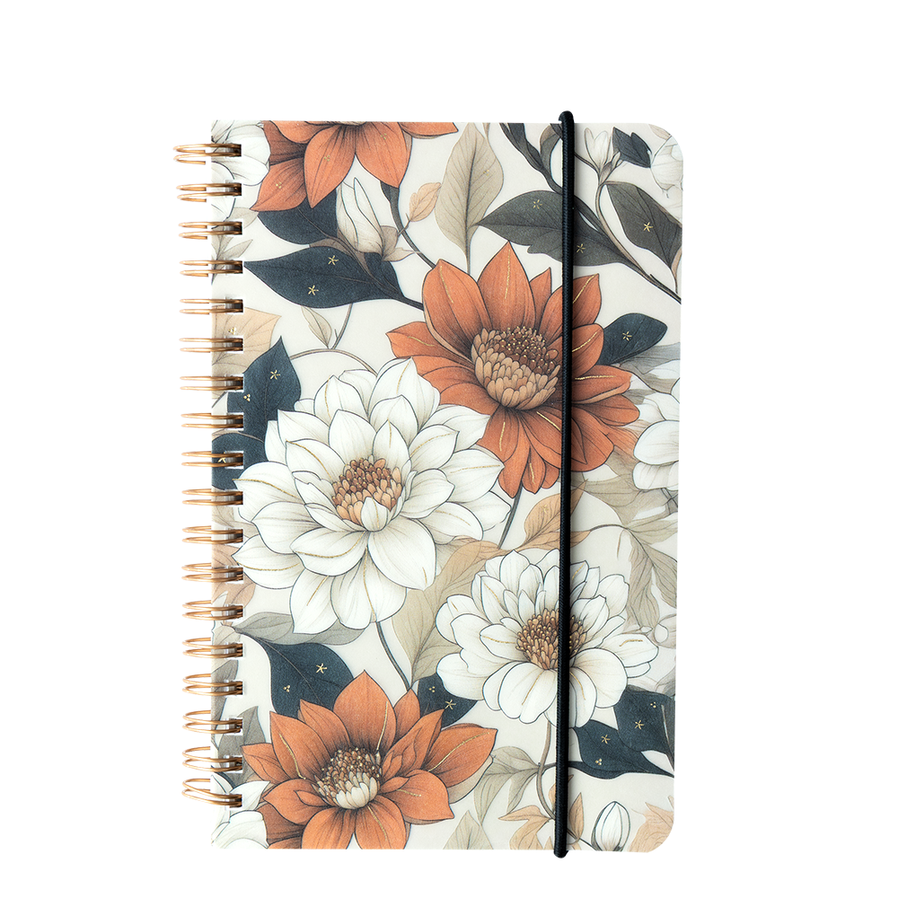 Nightingale Floral Notebook (B) – A6+