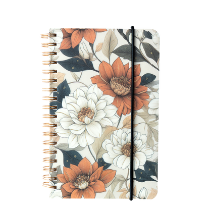 Nightingale Floral Notebook (B) – A6+