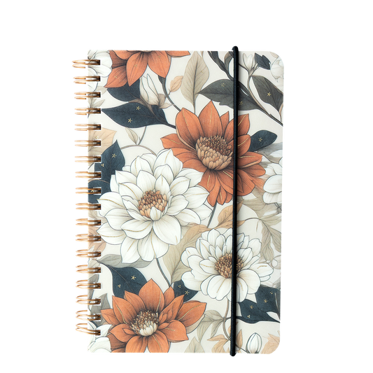 Nightingale Floral Notebook (B) – A6+