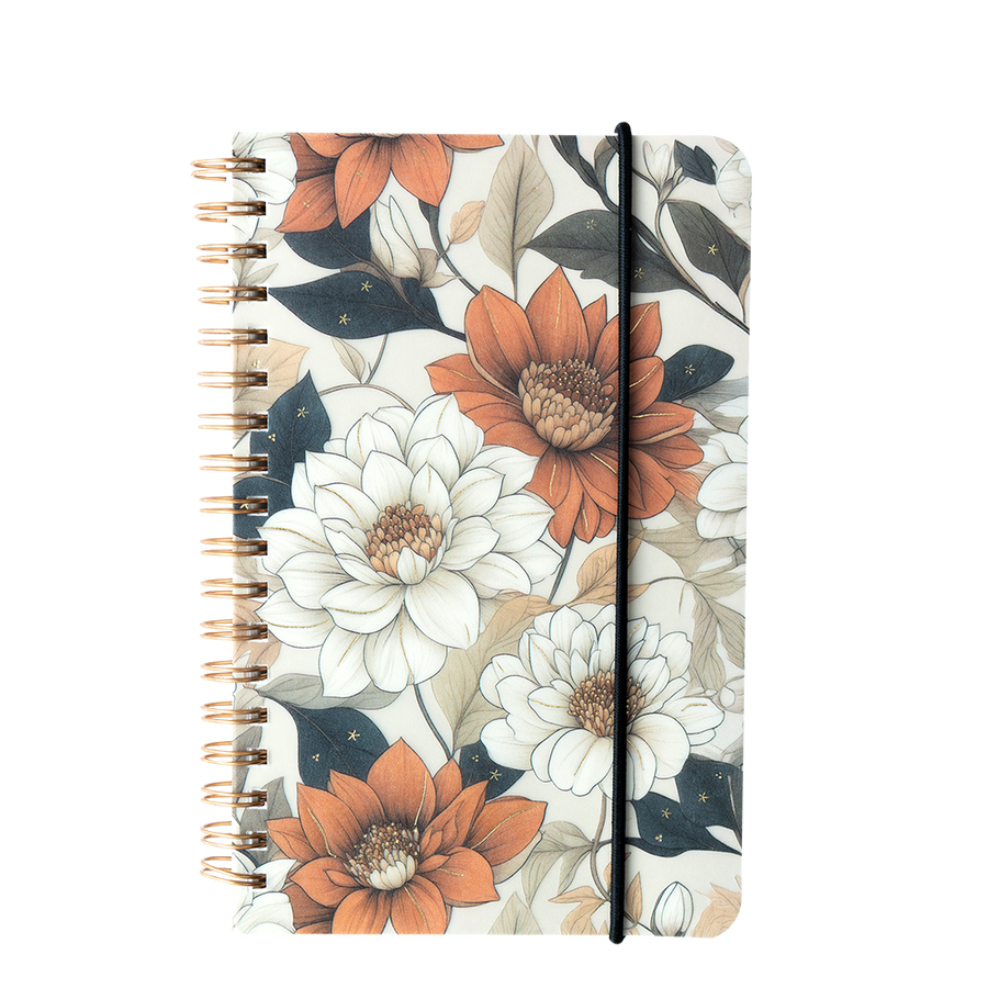 Nightingale Floral Notebook (B) – A6+