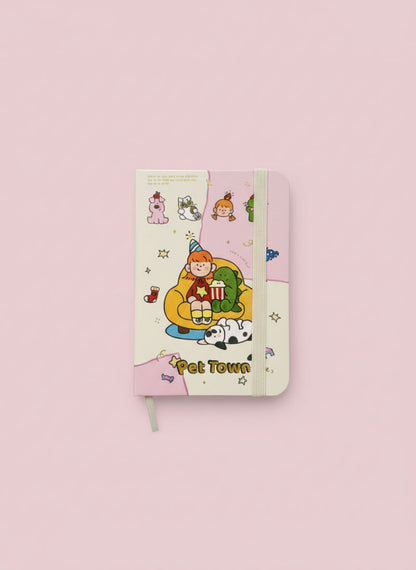 Kawaii Pet Town Mini Notebook - A7