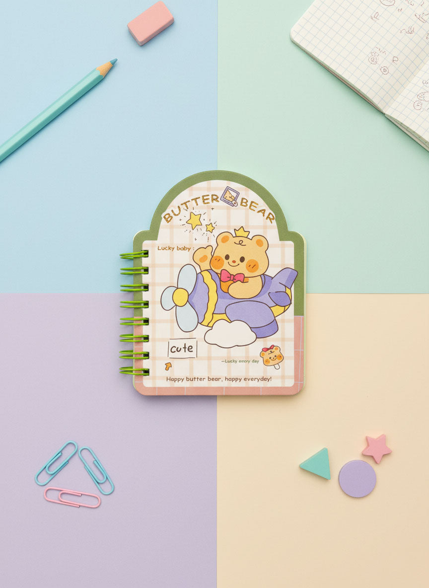 Kawaii Butter Bear Notebook