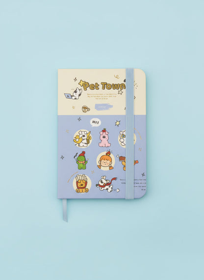 Kawaii Pet Town Mini Notebook - A7