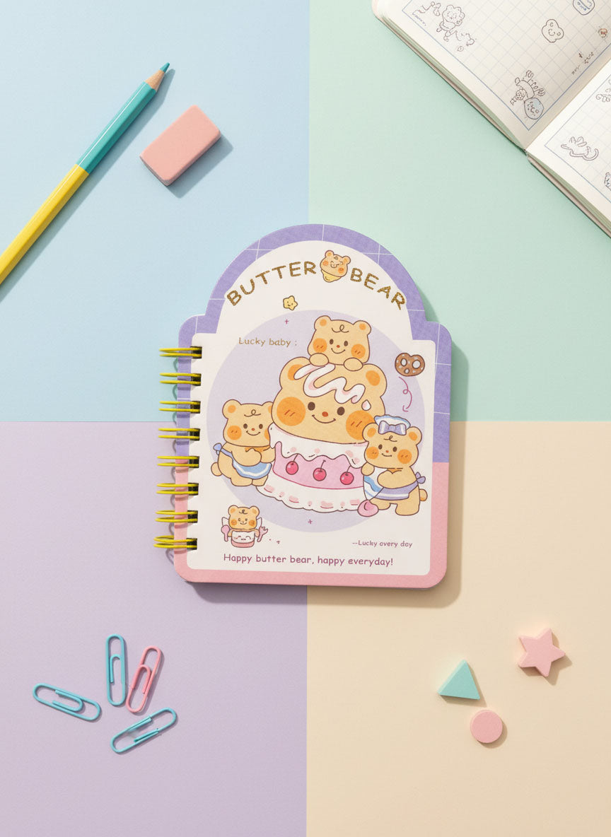 Kawaii Butter Bear Notebook