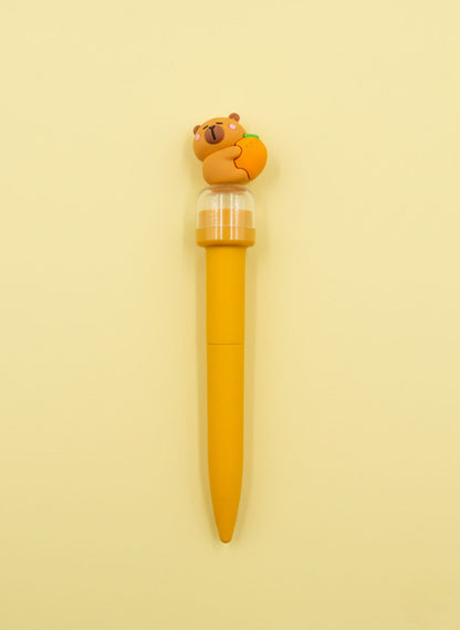 Kawaii Capybara Seal Pen
