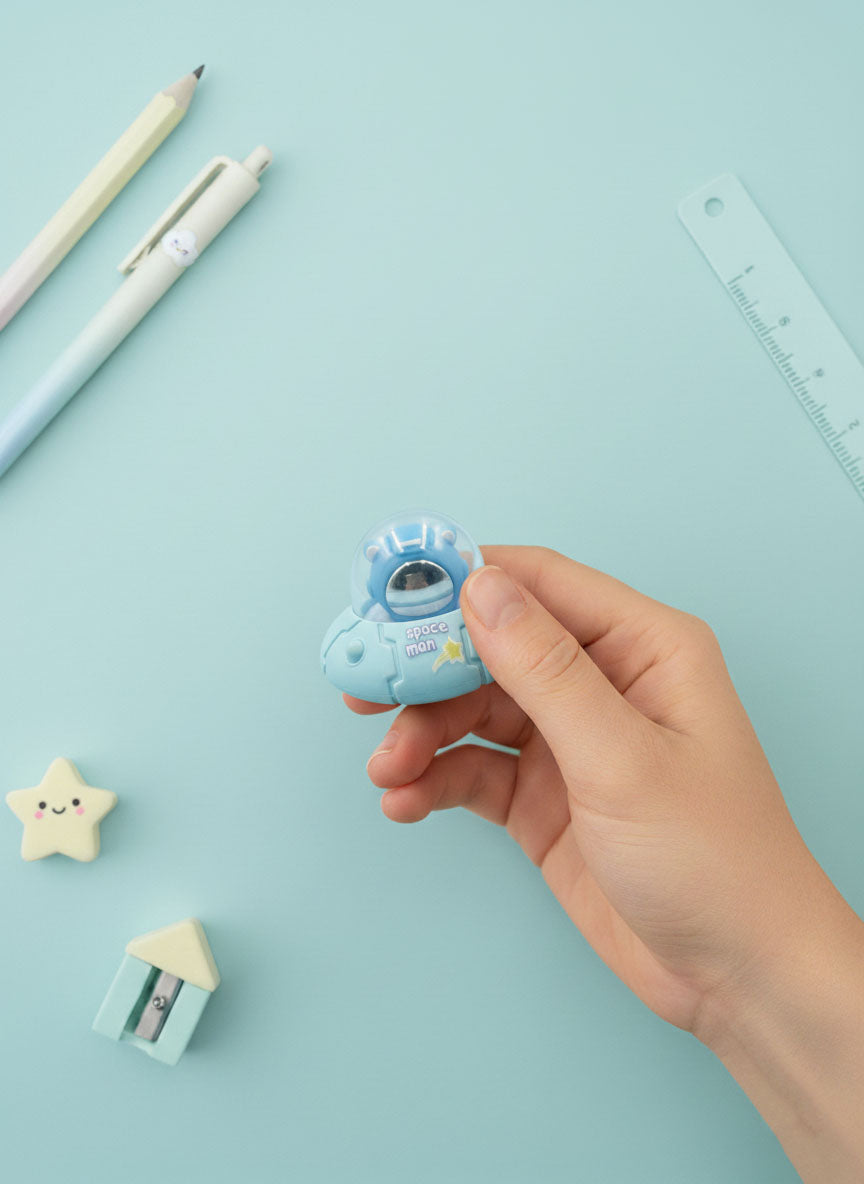 Space Man Eraser & Sharpener