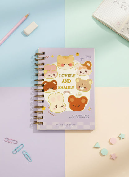Kawaii Lovely and Family Notebook
