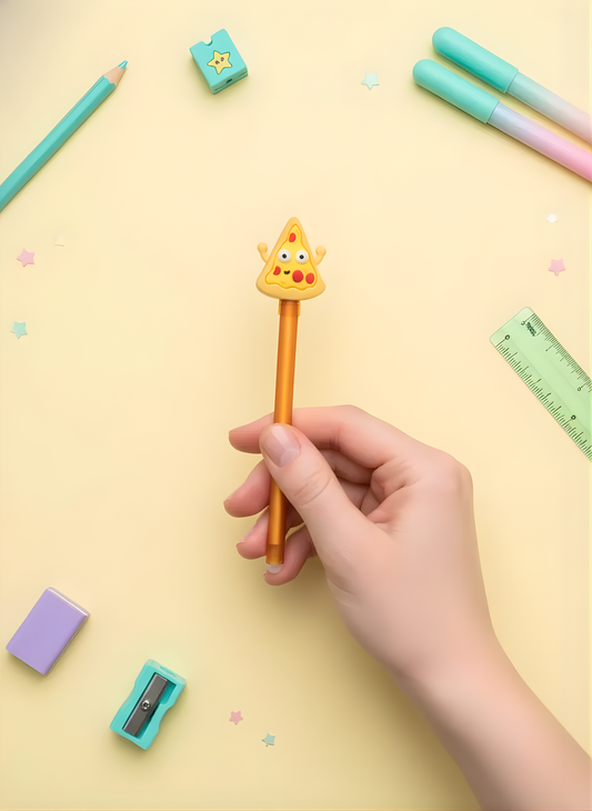 Burgers, Fries & Pizza Pen - Kawaii Pen