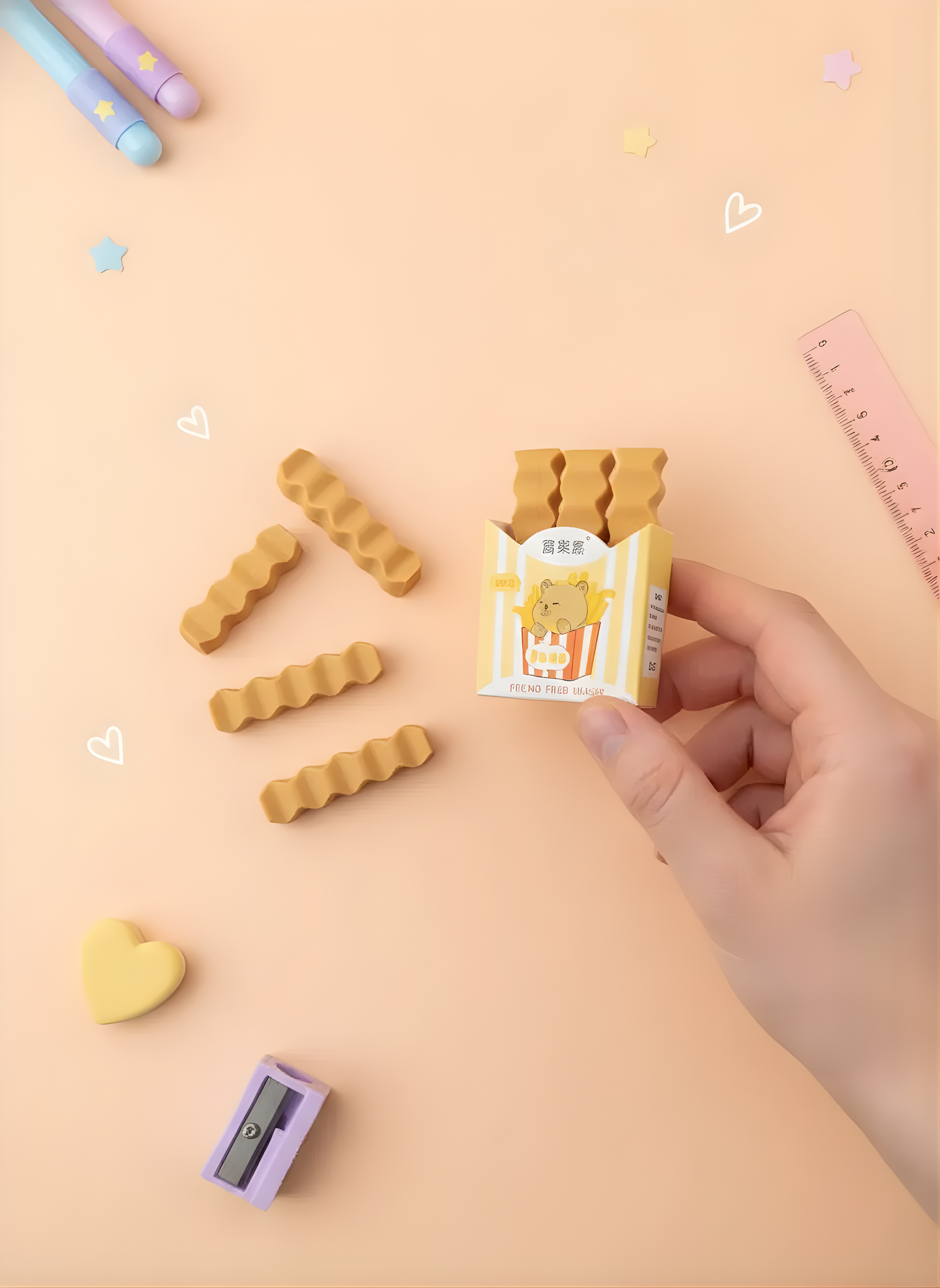 French Fries Eraser  - Kawaii Eraser
