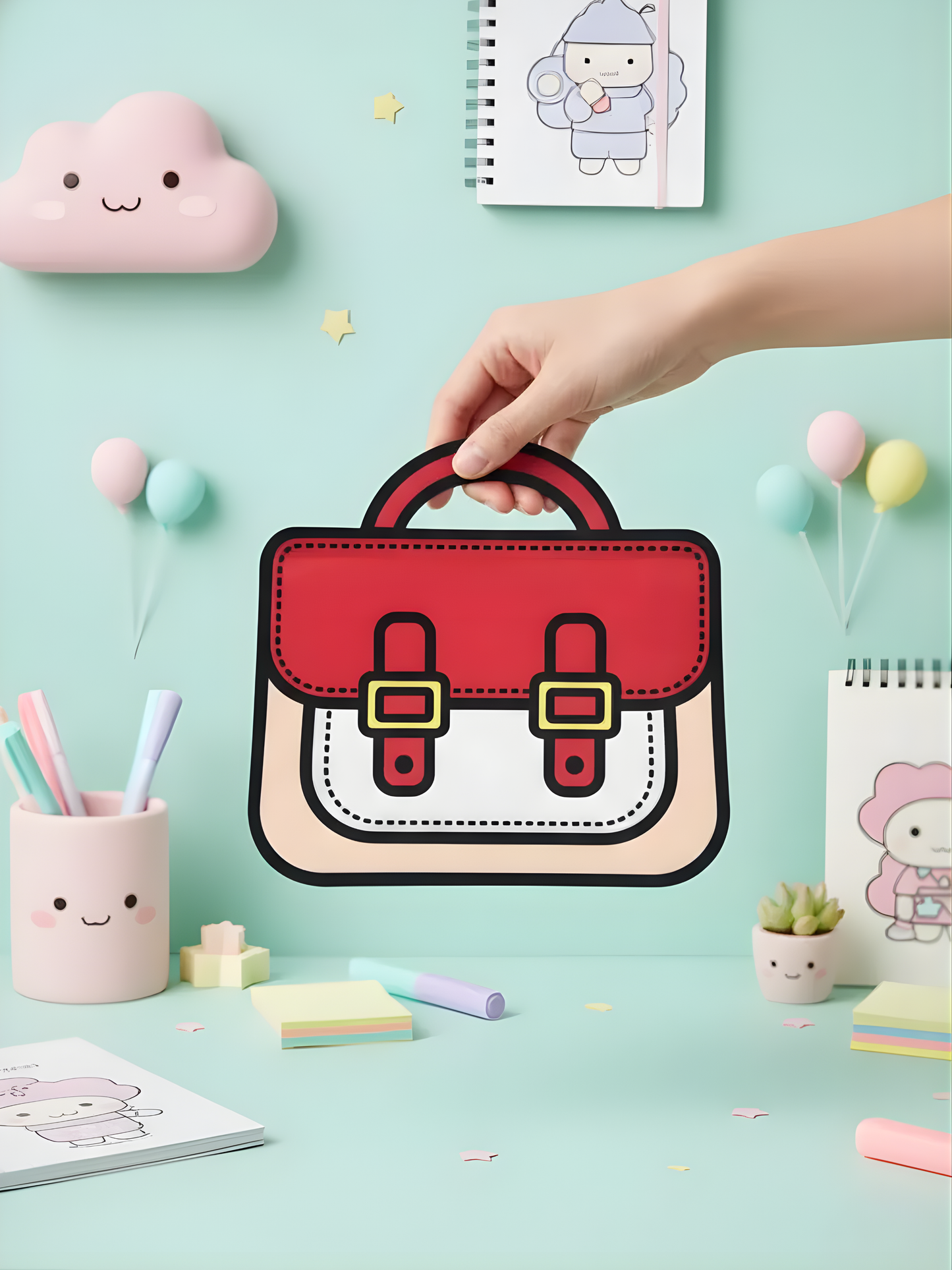 Birthday / Party Return Gift Ziplock Bag - School Bag Themed Bag