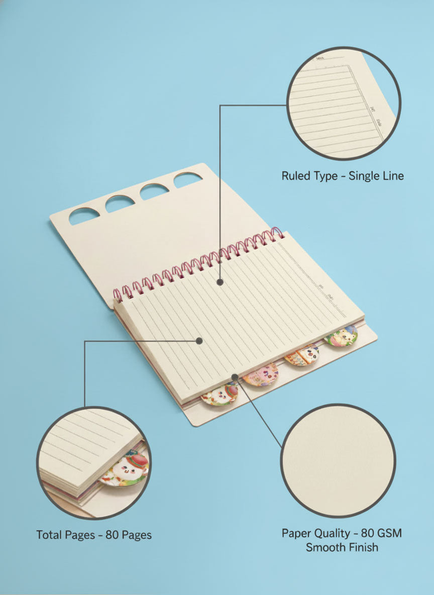 Kamaii Panda Notebook