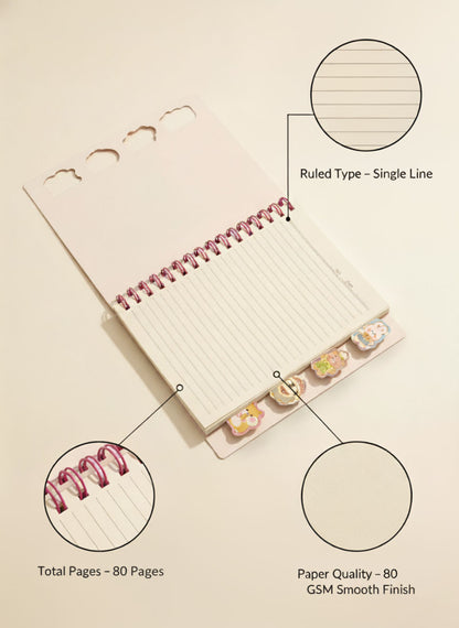 Kawaii Happy Animal Notebook