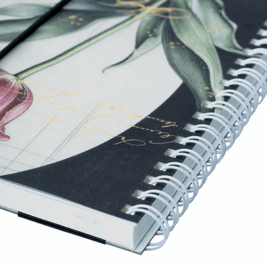 Nightingale Floral Notebook (D) – A6+