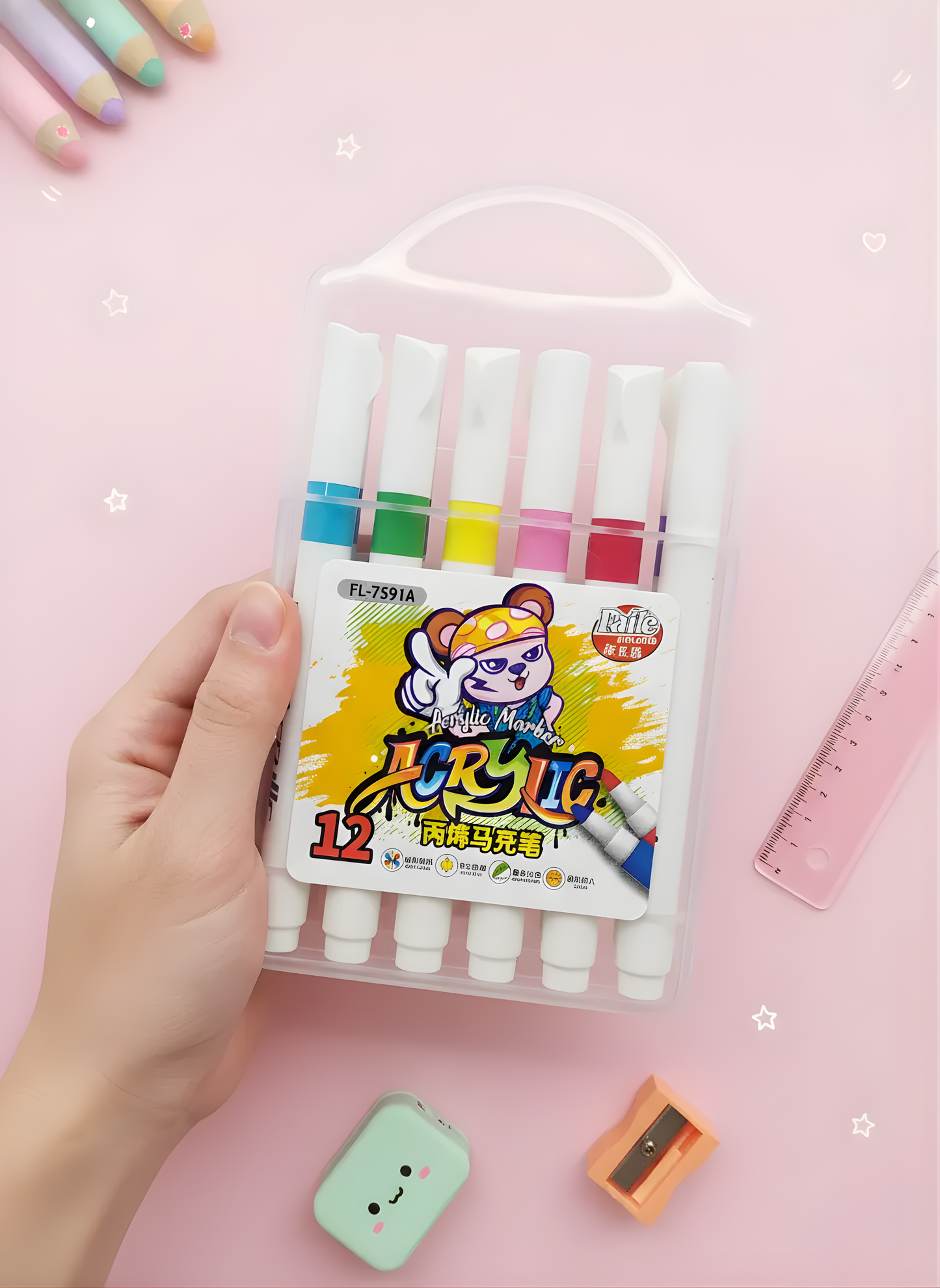 Acrylic Paint Marker - 12 Shades