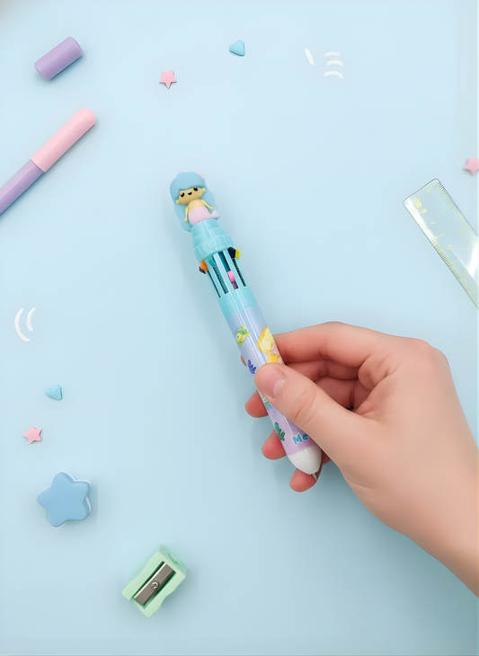 Mermaid Multicolor Pen - Kawaii Pen