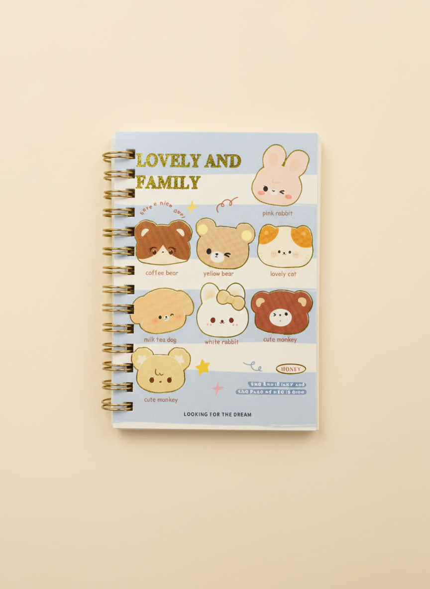 Kawaii Lovely and Family Notebook
