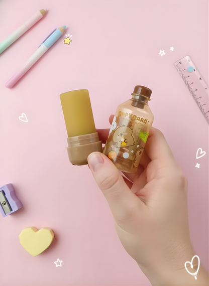 Capybara Juice Bottle Themed Eraser - Kawaii Eraser