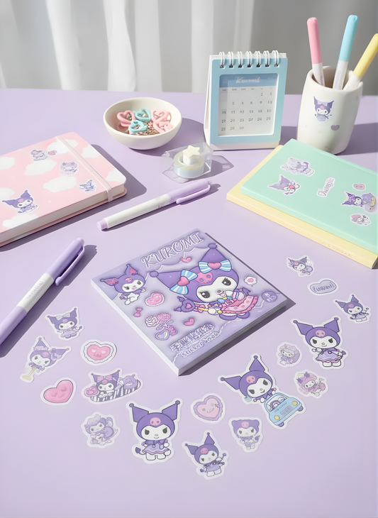 Kuromi Stciker Book - Kawaii Stickers