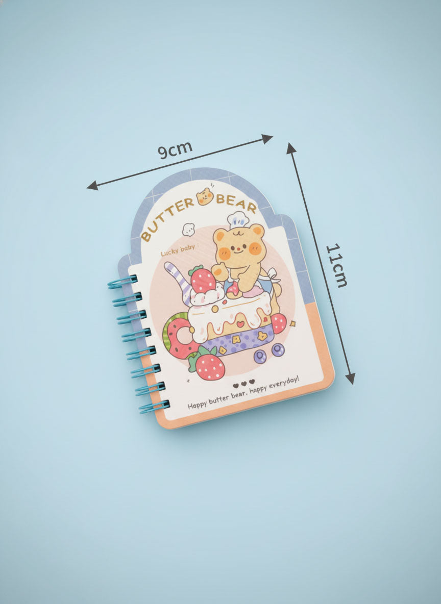 Kawaii Butter Bear Notebook