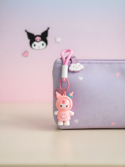 Kuromi Light Keychains | Car Danglers