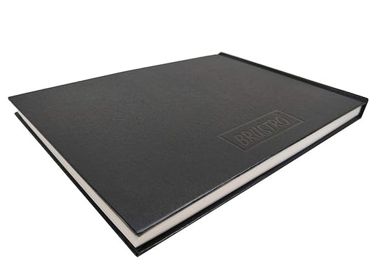 Black shoe box with brand logo on a white background