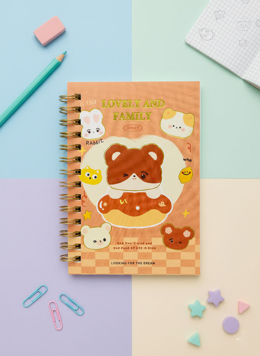Kawaii Lovely and Family Notebook