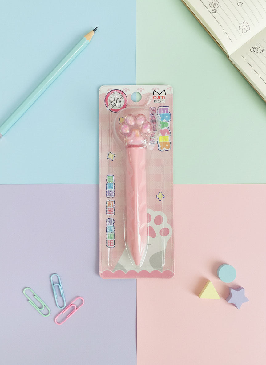 Kawaii Cat Paw Stick Eraser
