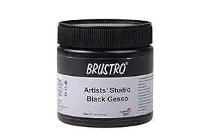 Brustro Artists Studio Gesso | Black | 220ml