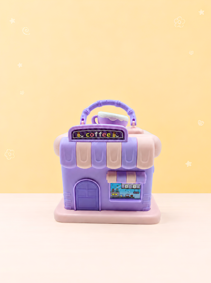 Coffee House Password Piggy Bank with Handle