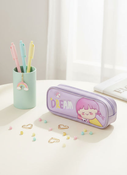 Kawaii Zipper Pencil case - Dream Girl