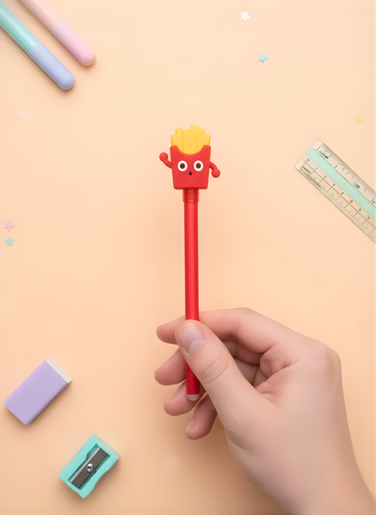 Burgers, Fries & Pizza Pen - Kawaii Pen