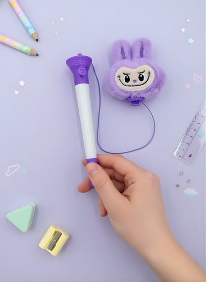 Labubu Fur Pen - Kawaii Pen